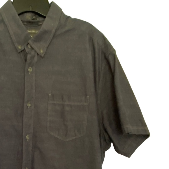 Eddie Bauer Mens Cotton Classic Fit Blue Casual Vacation Button Up Shirt-Sz-2XL - Picture 3 of 15
